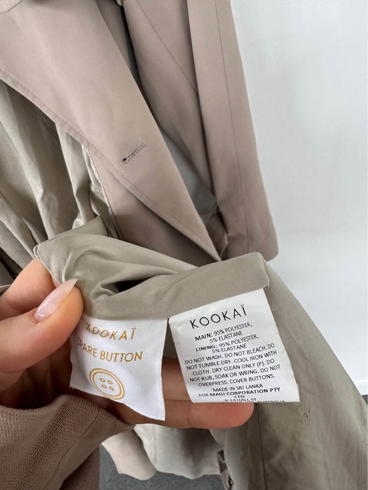 Kookai Trench - size 4