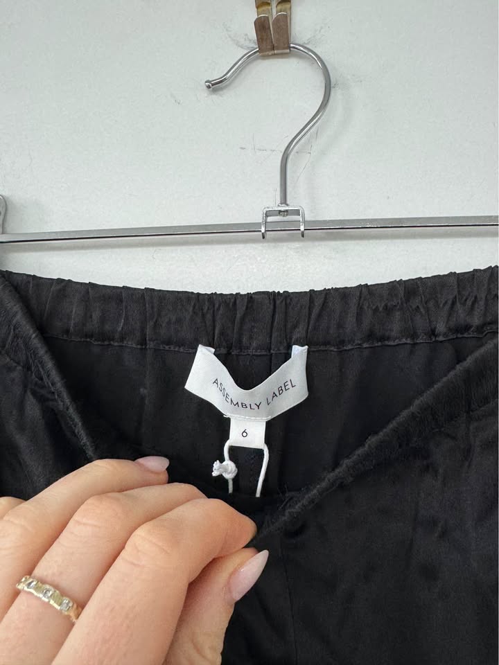 Assembly Label Silk Pants - size 6 BNWT