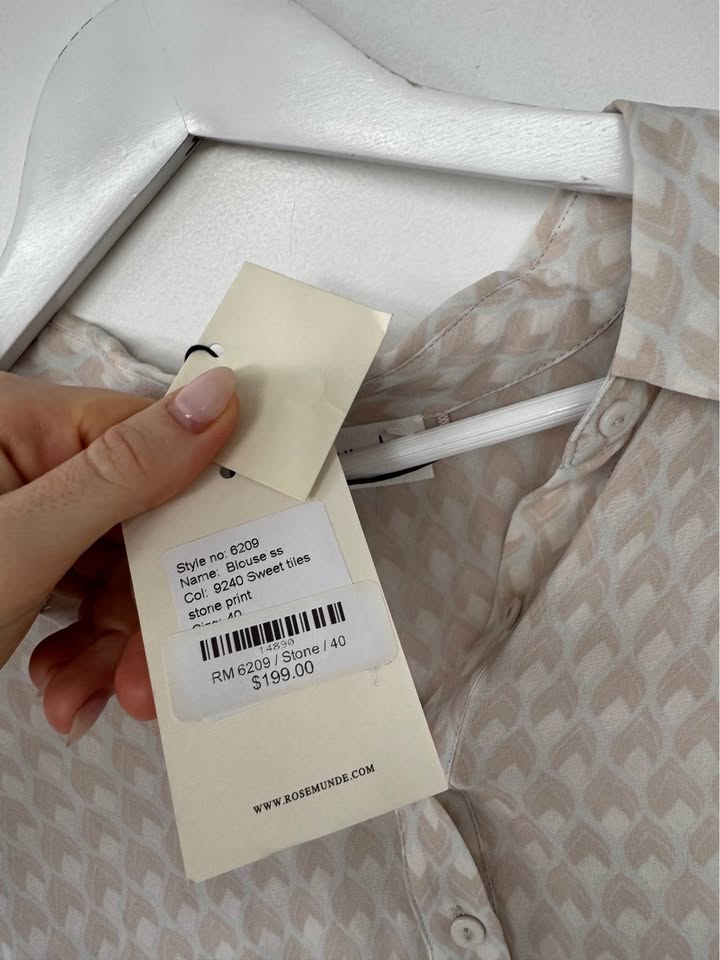 Rosemunde Blouse - size large BNWT