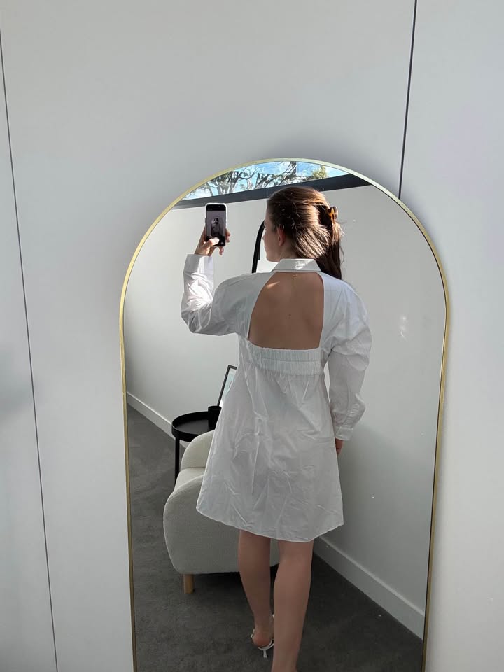 Scanlan Theodore Shirt Mini Dress - size 10