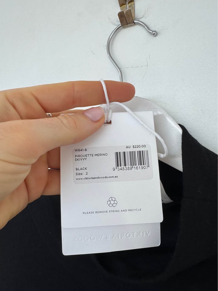 Viktoria and woods merino wool top - size 2(10) BNWT