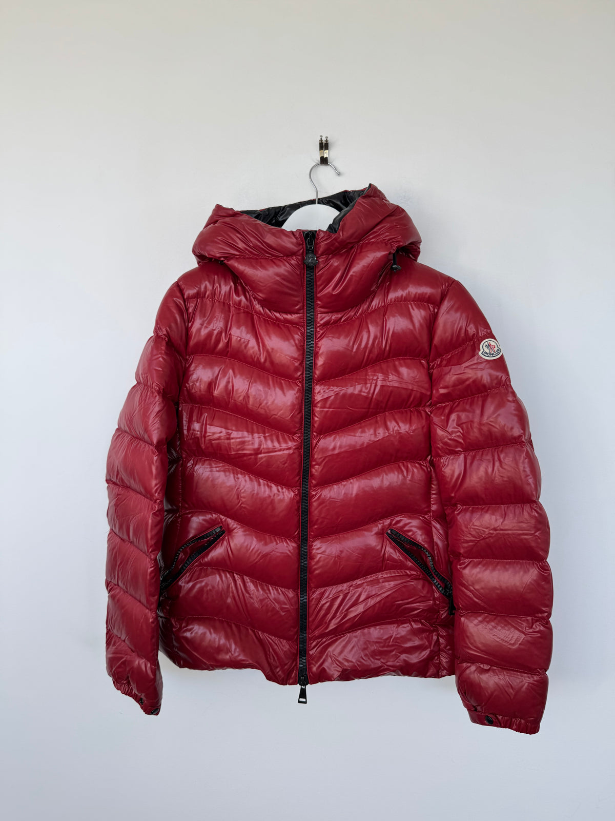 Moncler Red Puffer Jacket - Size TG 5 (14-16)