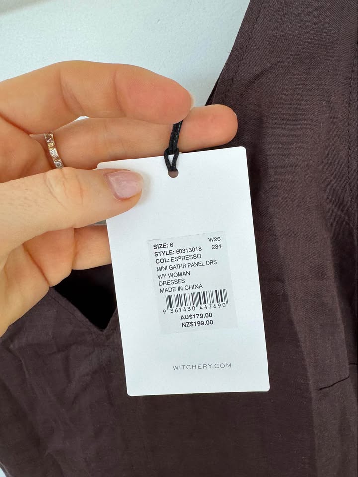 Witchery Mini Dress - size 6 BNWT
