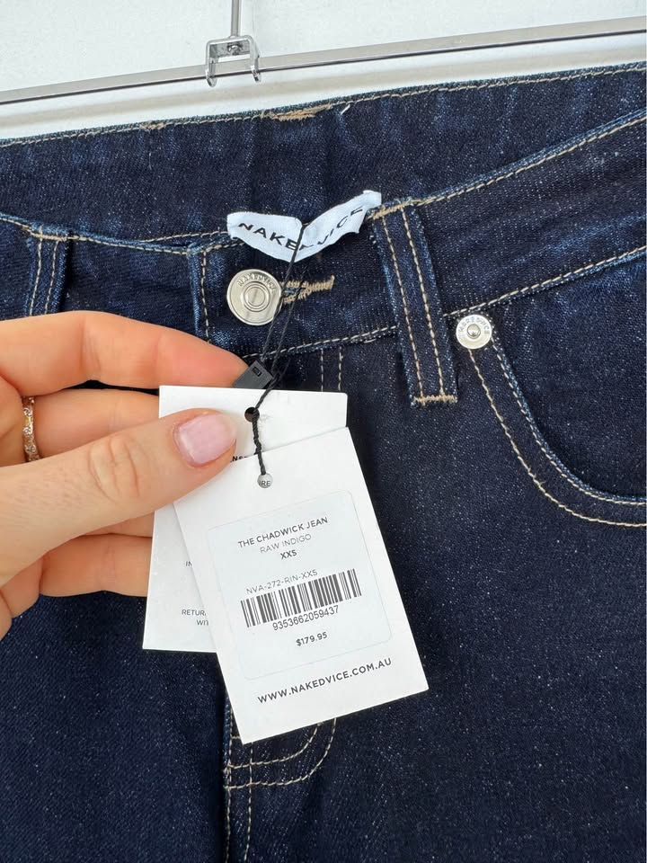 Nakedvice Jeans - size XXS BNWT