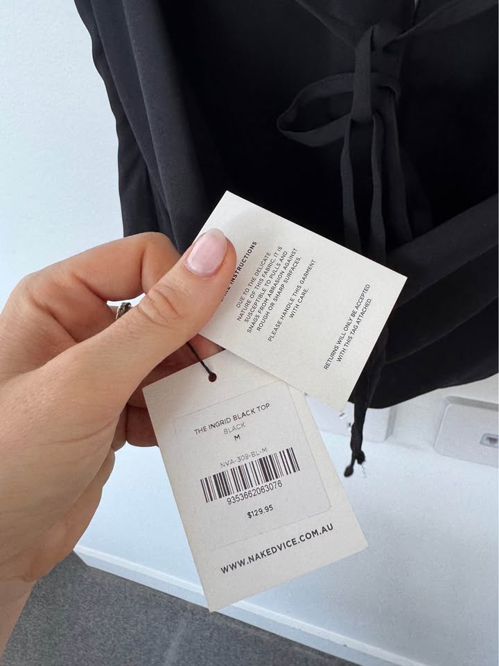 Nakedvice Top - size medium BNWT