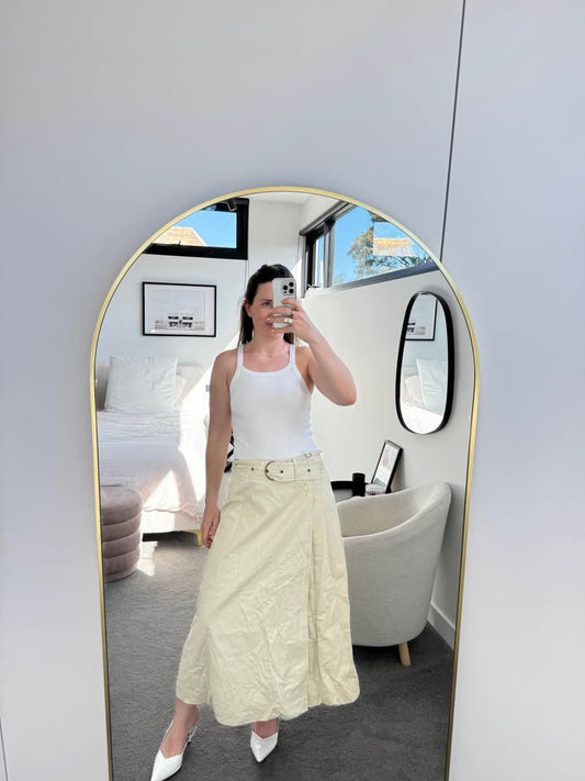 Bronze Snake Skirt - size 8