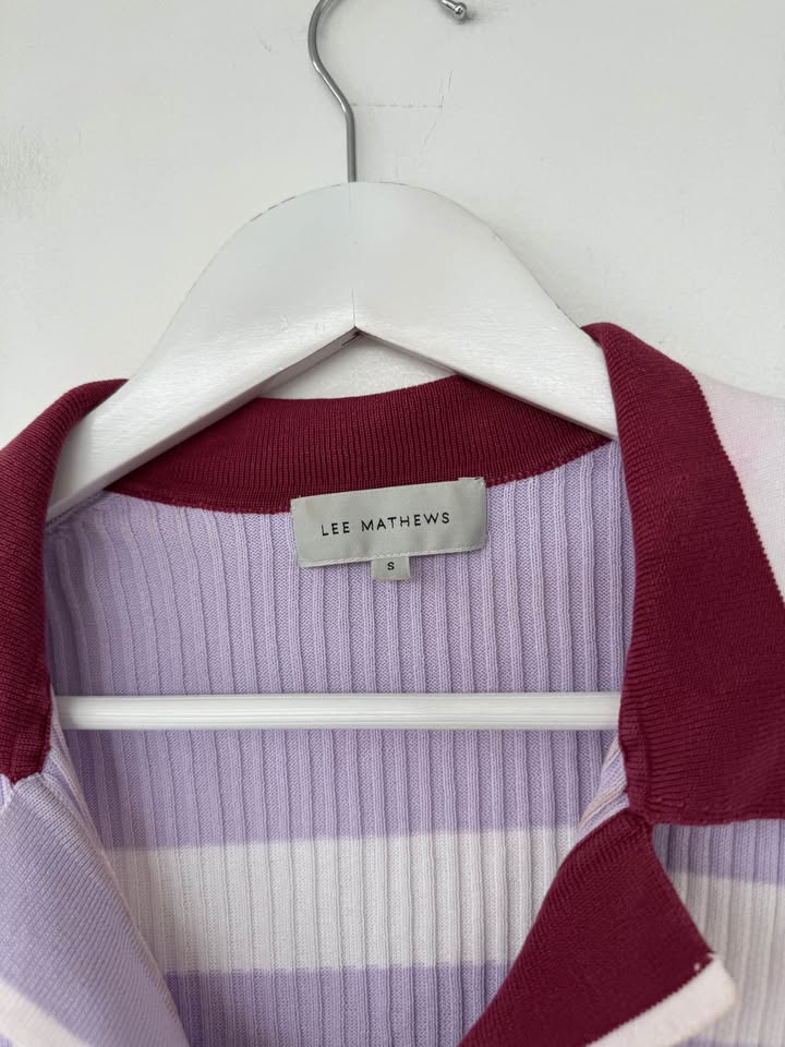 Lee Matthews Knit Polo - size small