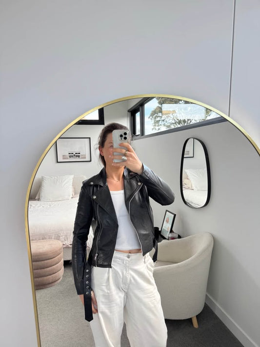 2nd Skin Leather Jacket - size small