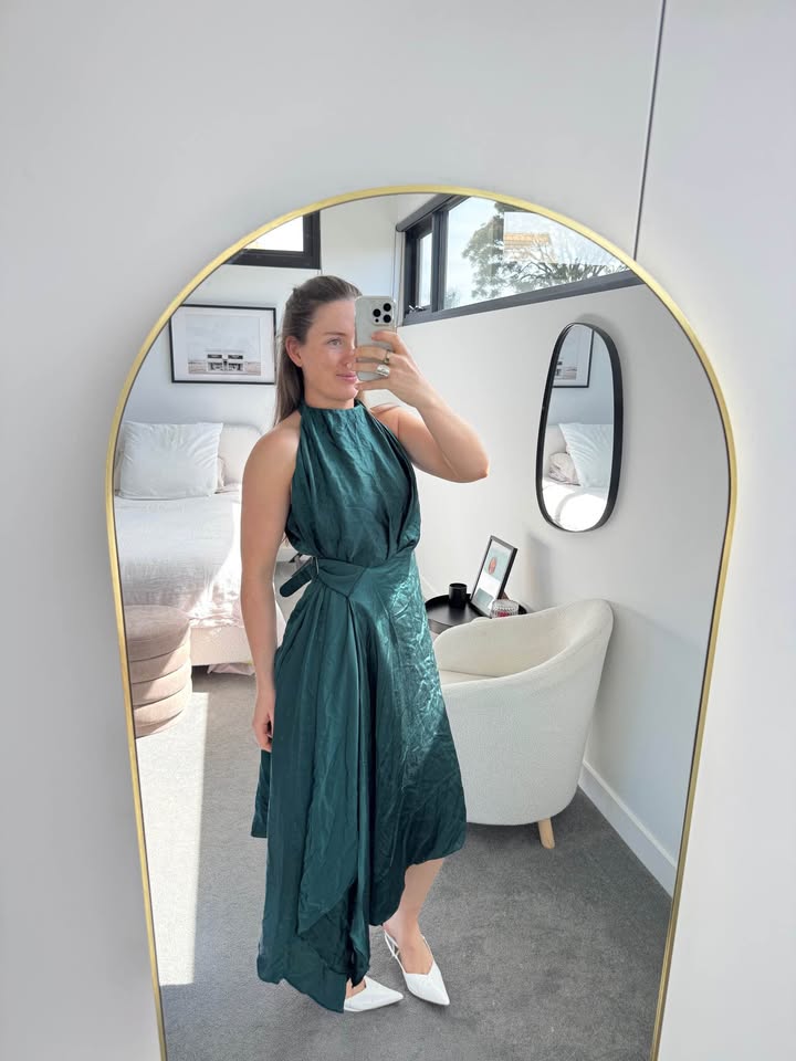 Bianca Spender Silk Gown - size 2