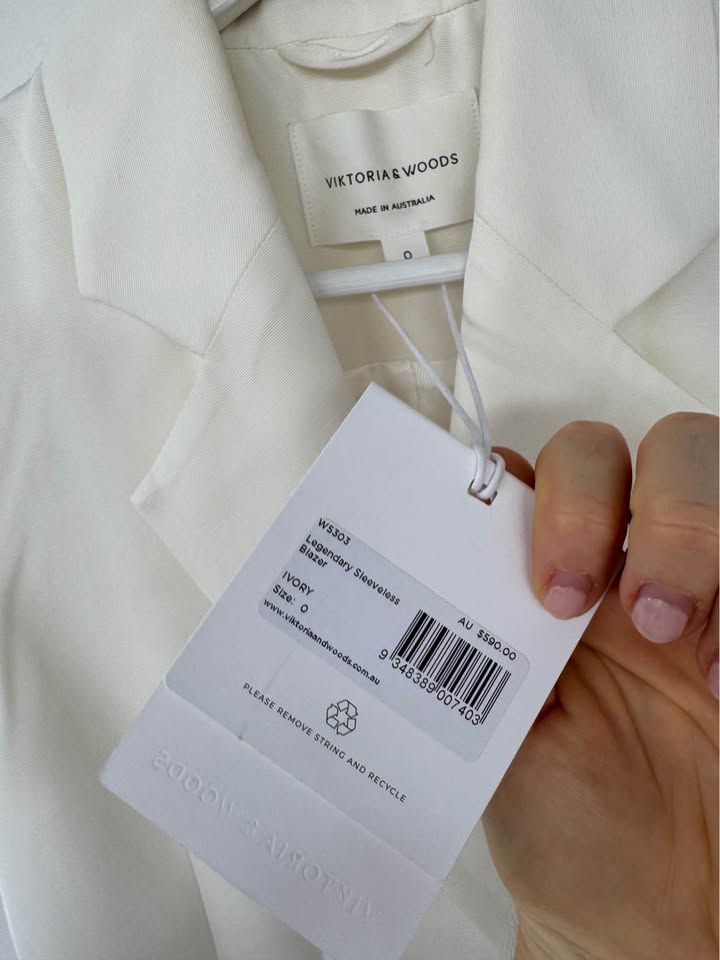 Viktoria and Woods Vest - size 0 BNWT RRP $590