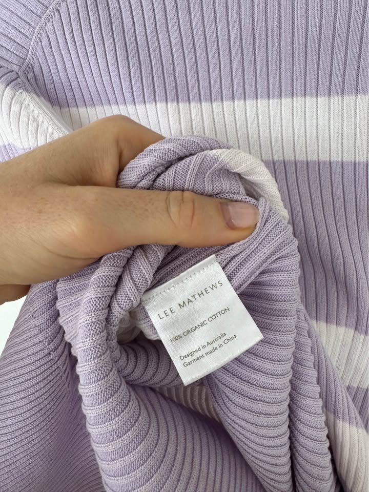 Lee Matthews Knit Polo - size small