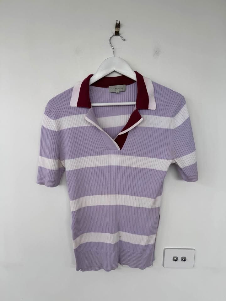 Lee Matthews Knit Polo - size small