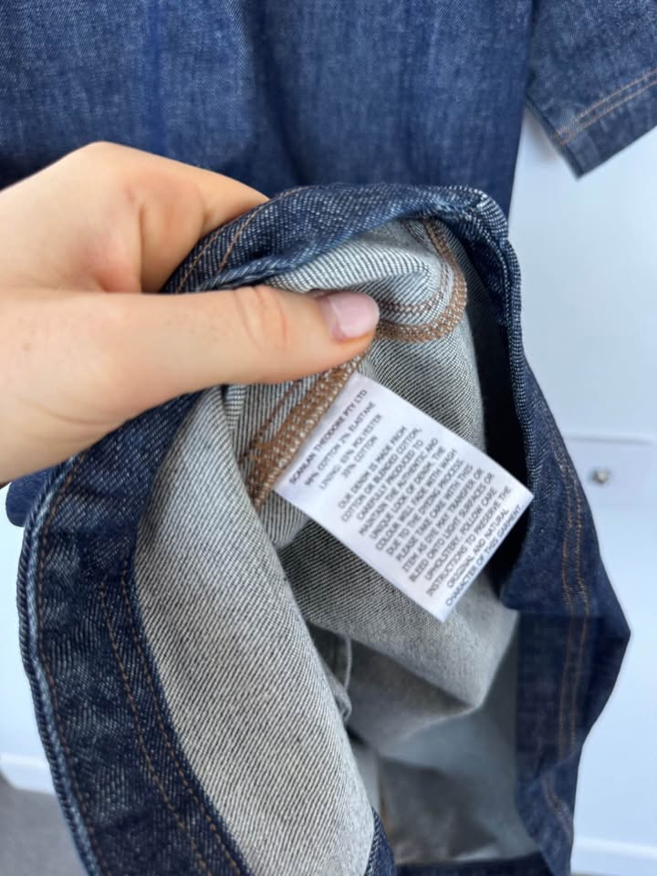 Scanlan Theodore Denim Dress - size 8