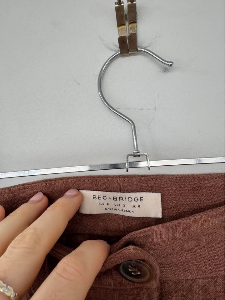 Bec + Bridge Pants - size 6
