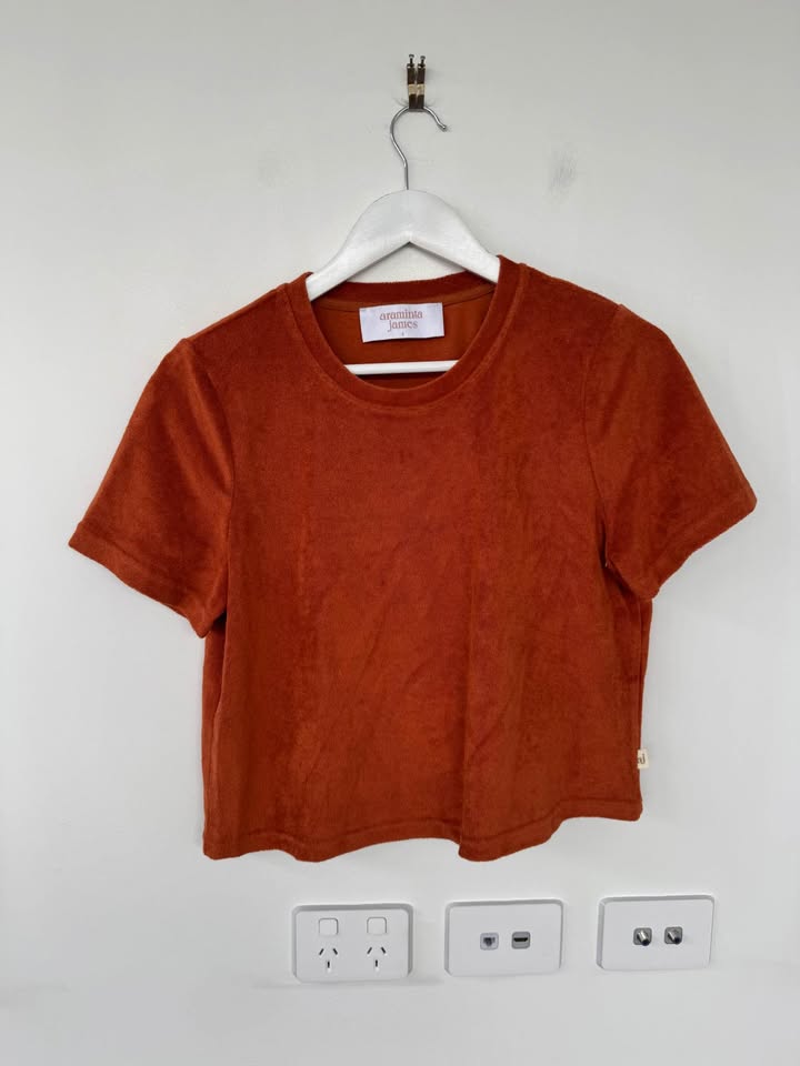Araminta James Terry Towelling Top - size small