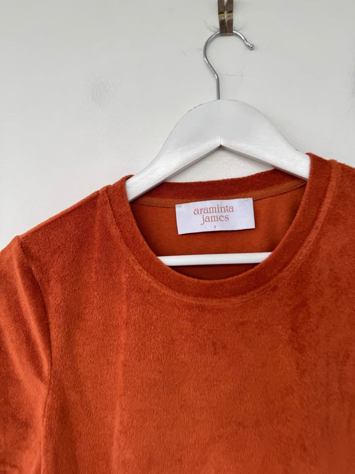 Araminta James Terry Towelling Top - size small