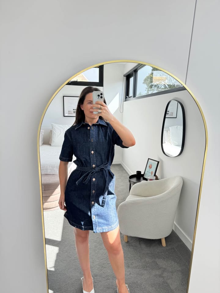 Scanlan Theodore Denim Dress - size 8