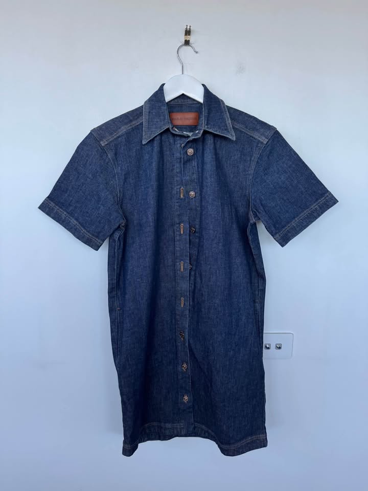 Scanlan Theodore Denim Dress - size 8