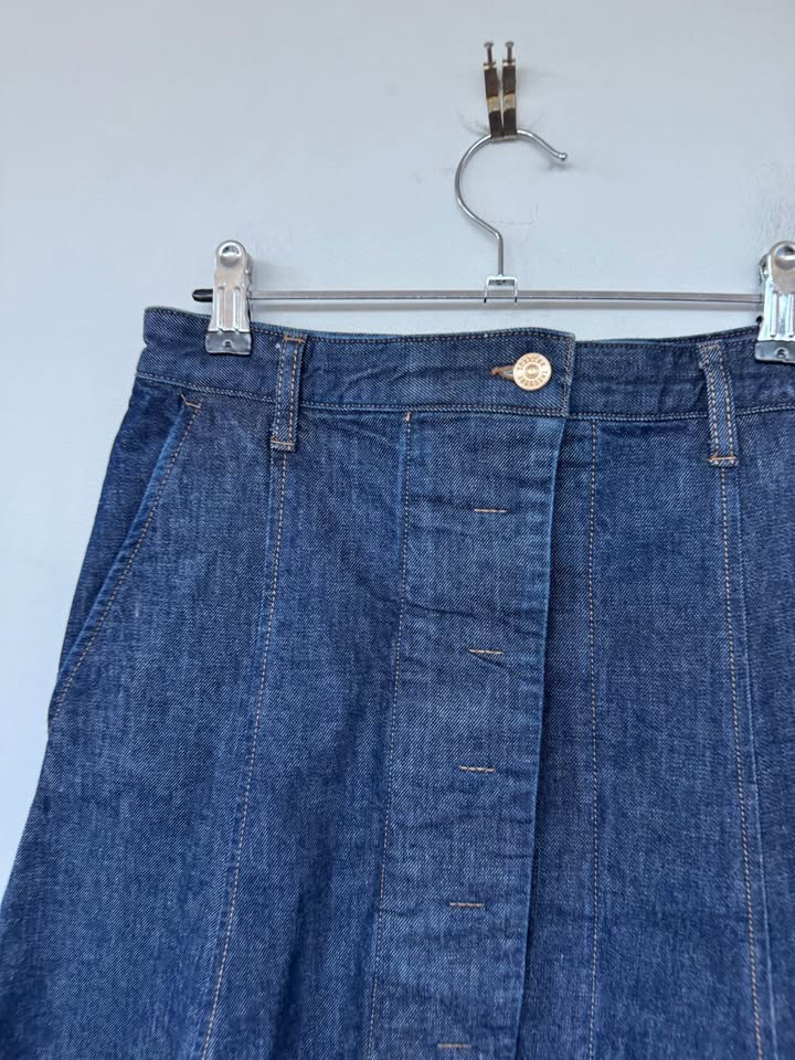 Scanlan Theodore Denim Skirt - size 8