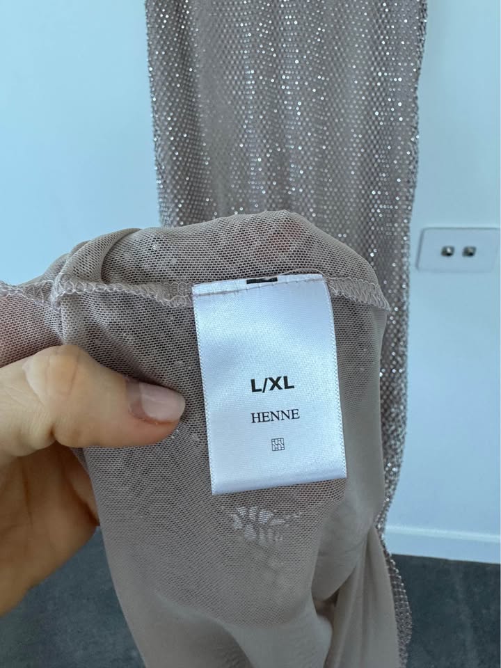 Henne Strapless Dress - size L/XL