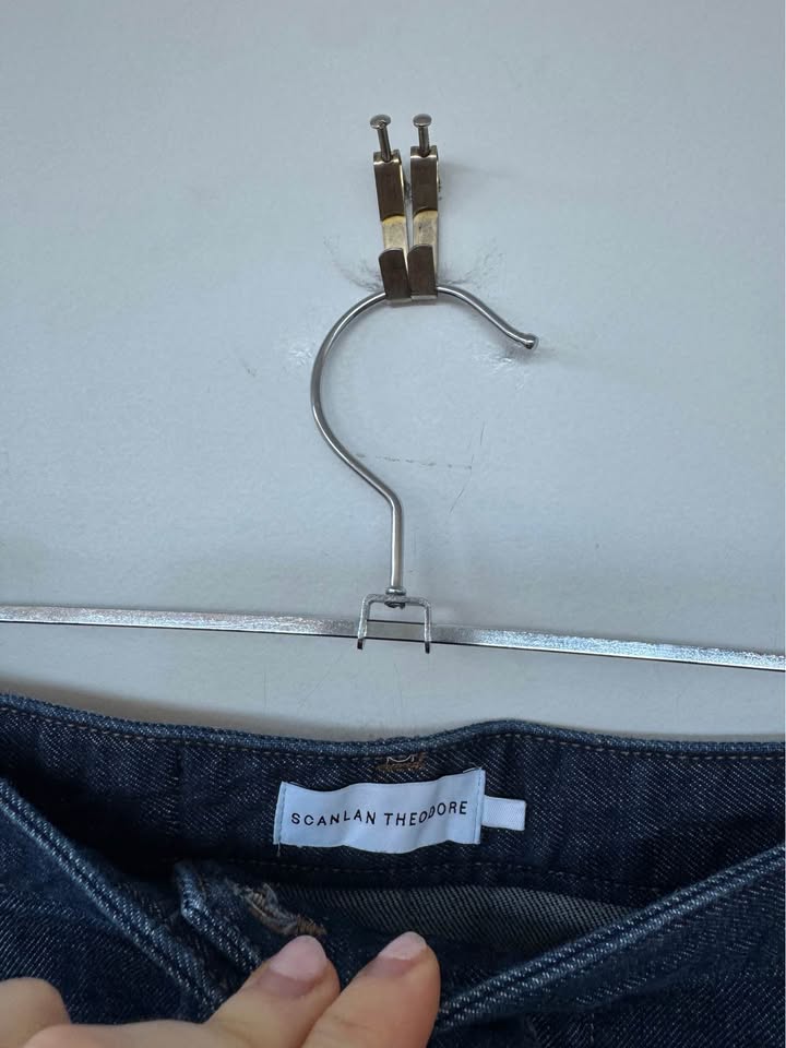 Scanlan Theodore Denim Skirt - size 8