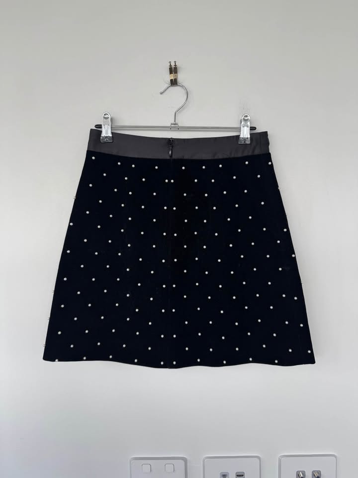 Rebecca Vallance Pearl Mini Skirt - size 8