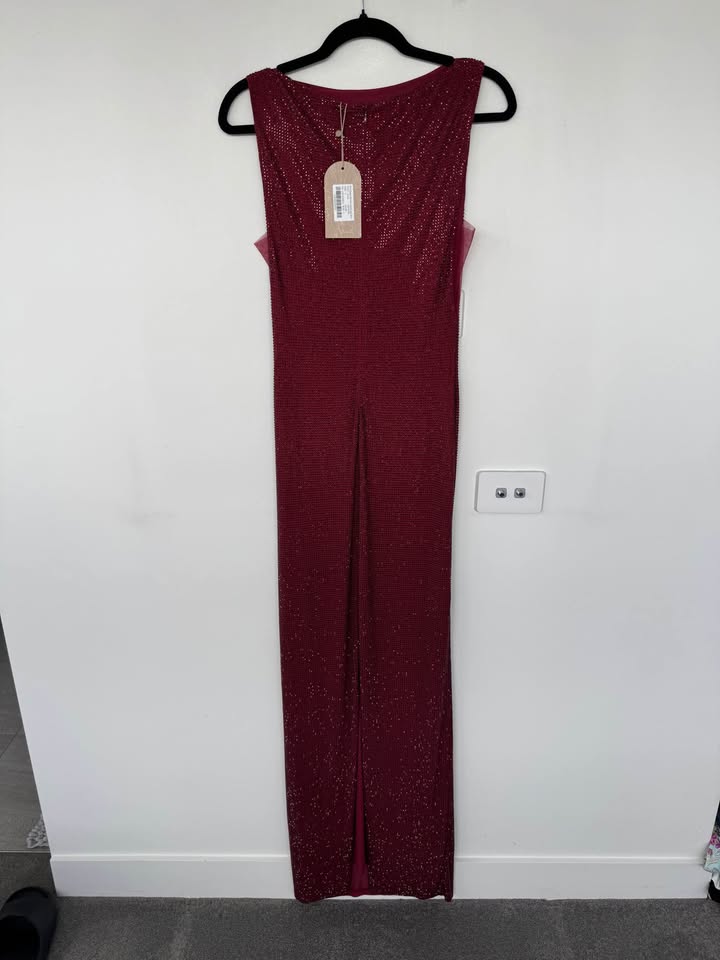 Meshki Diamonte Maxi Dress - size small BNWT