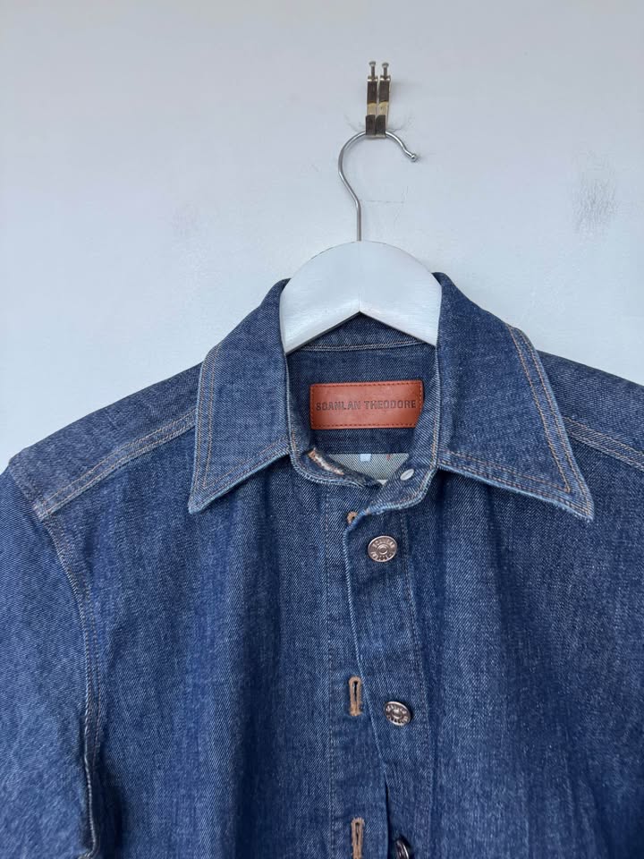 Scanlan Theodore Denim Dress - size 8