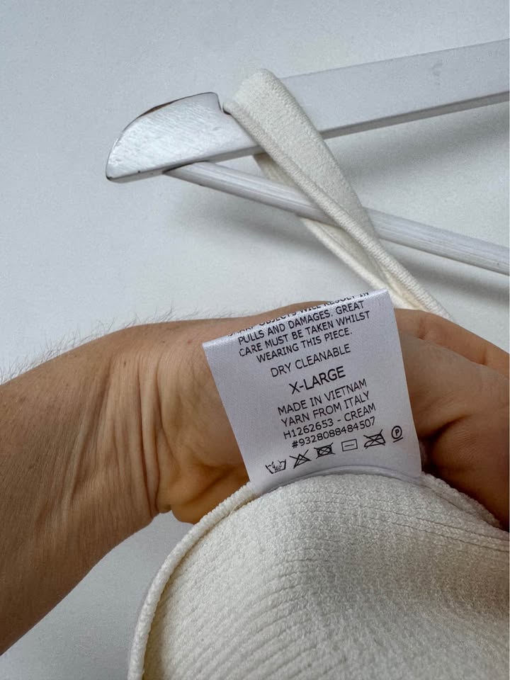 Scanlan Theodore Crepe Knit Top - size XL