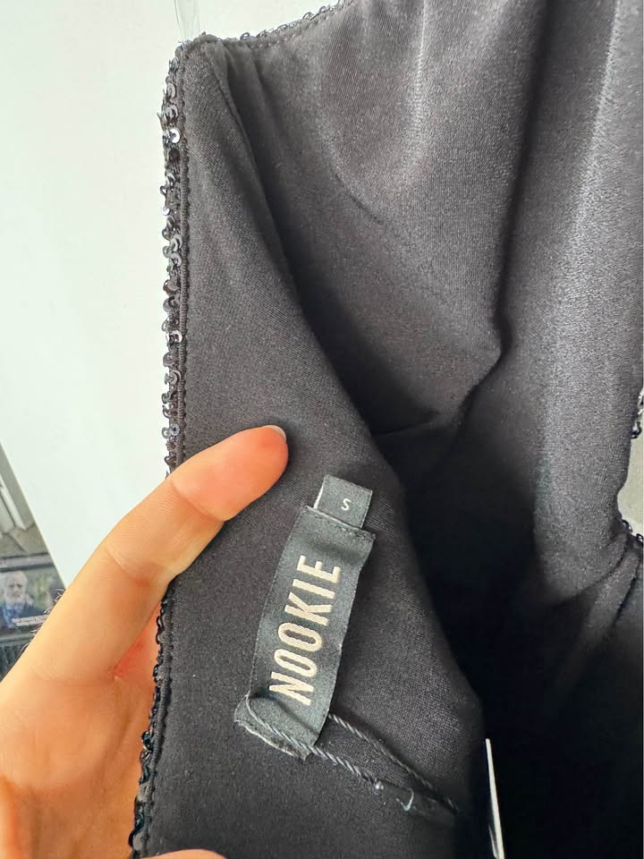 Nookie Sequin Maxi Dress - size small