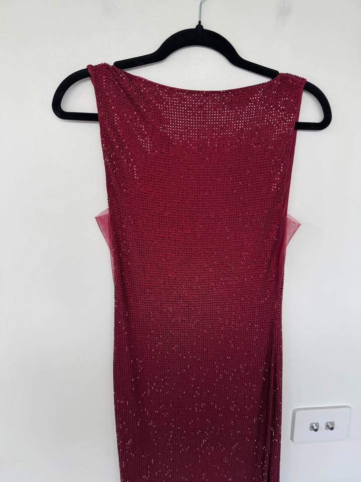 Meshki Diamonte Maxi Dress - size small BNWT