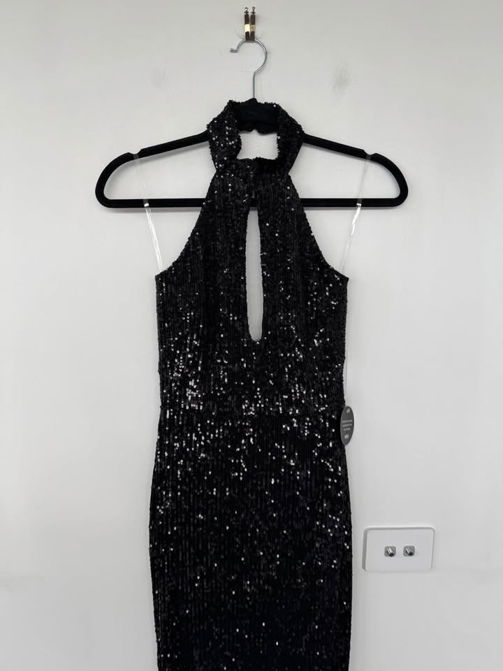Nookie Sequin Maxi Dress - size small