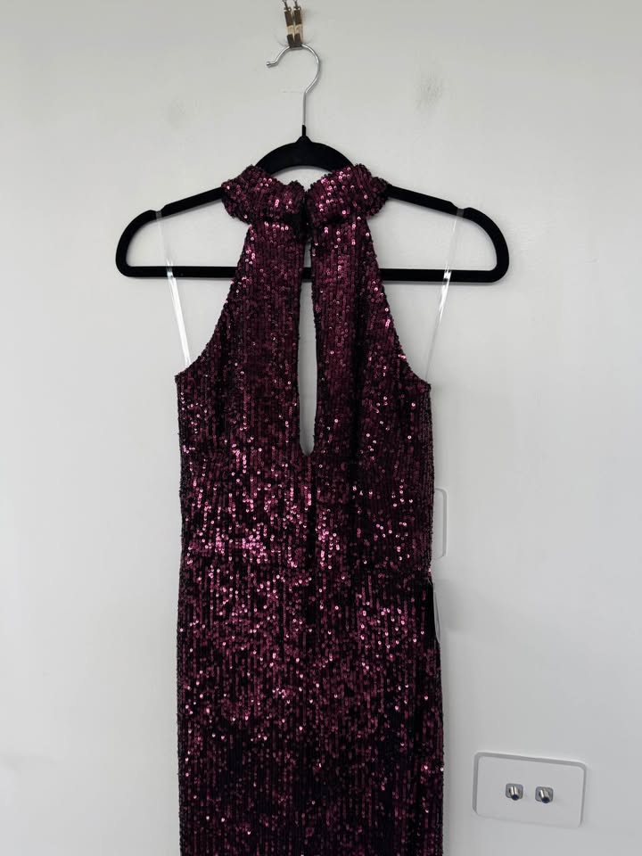 Nookie Sequin Maxi Dress - size medium BNWT