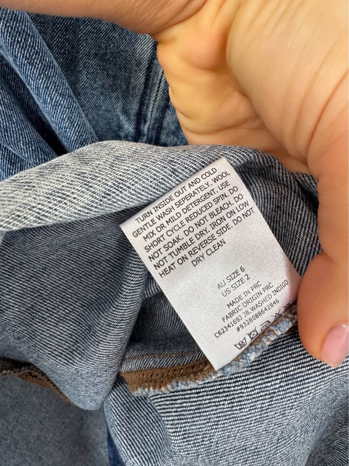 Scanlan Theodore Denim Set - size 6