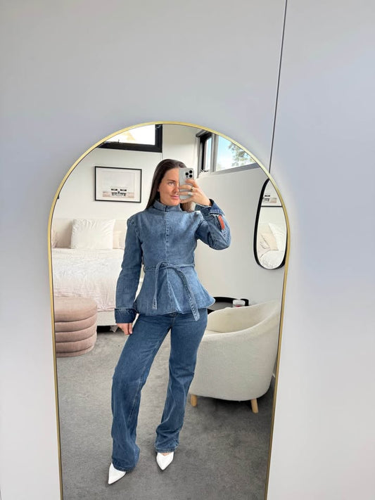 Scanlan Theodore Denim Set - size 6