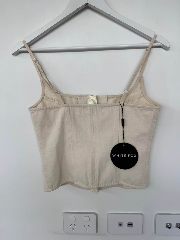 White Fox Corset - size small BNWT