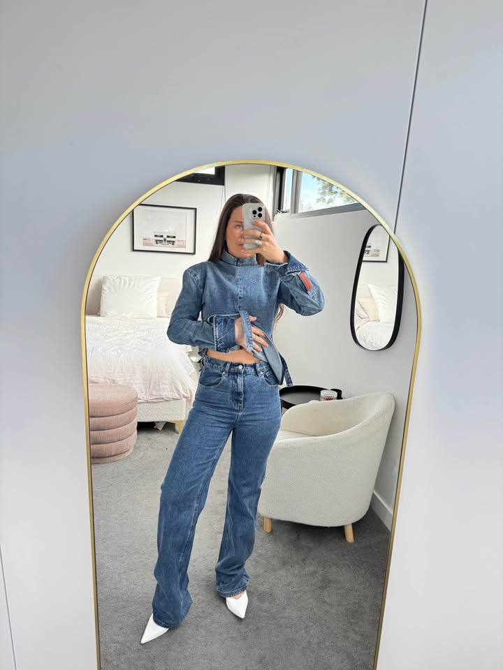 Scanlan Theodore Denim Set - size 6