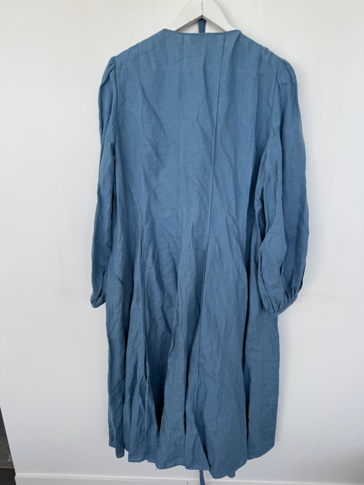 Chloe Linen Maxi Dress - Size 46 (14-16)