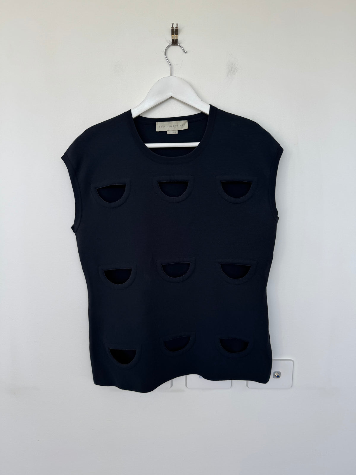 Stella McCartney Navy Cut-Out Knit Set - Size 44 (14-16)
