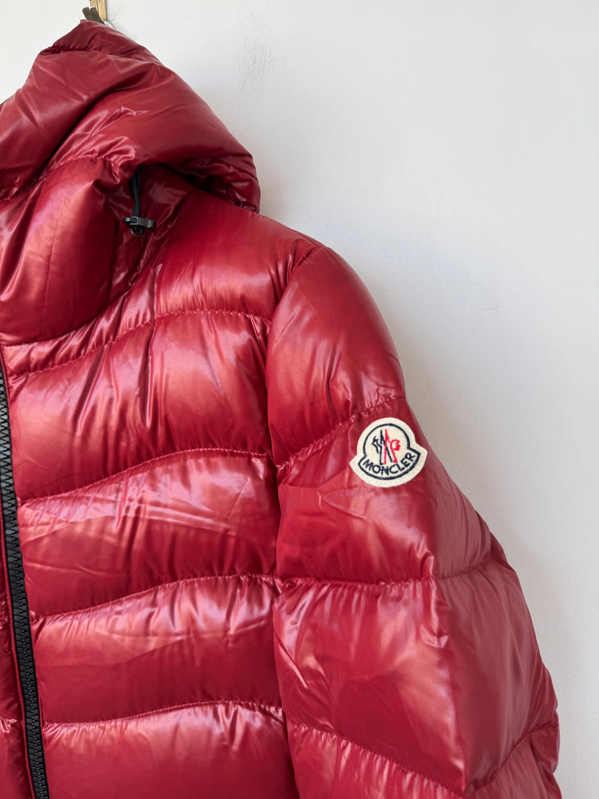 Moncler Red Puffer Jacket - Size TG 5 (14-16)