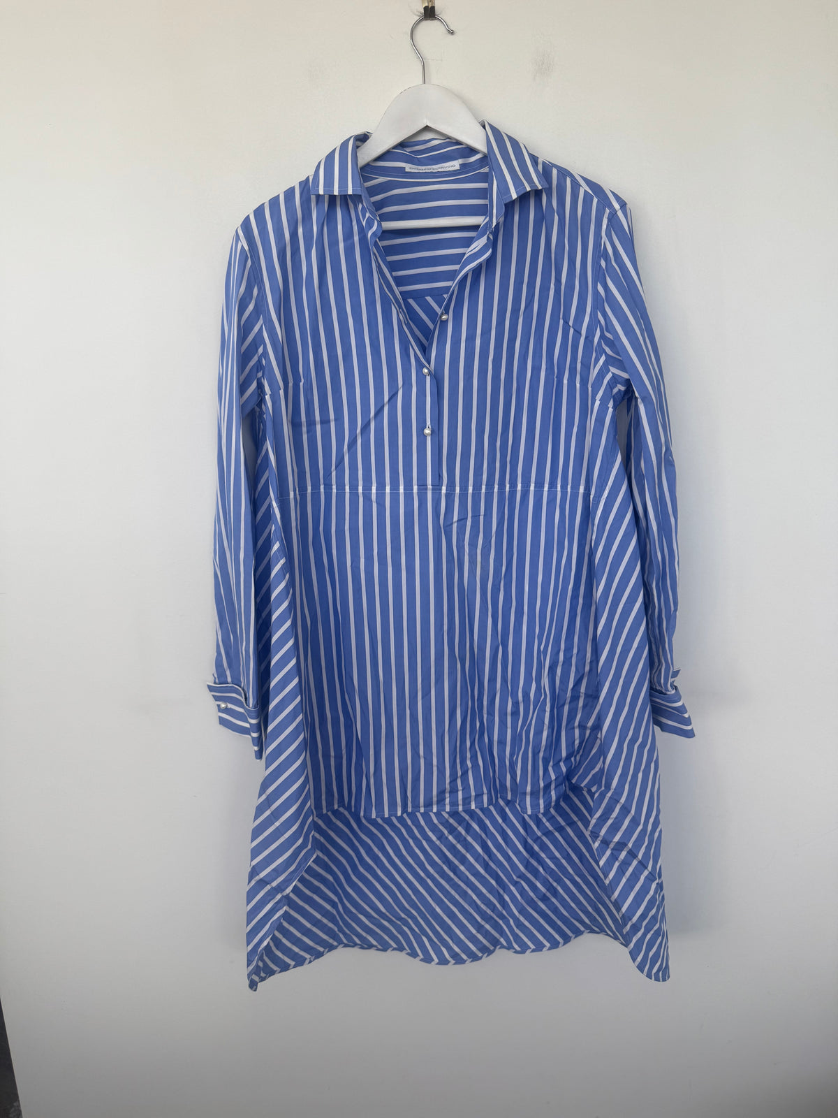 Ermano Scervino Striped Shirt Dress - Size 48