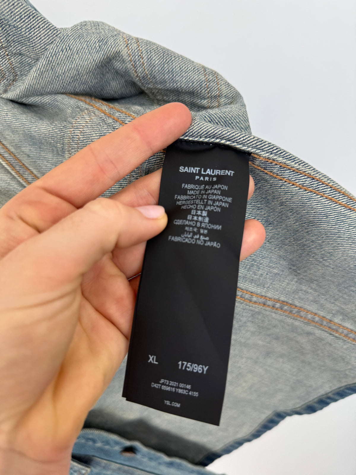 Saint Laurent Denim Jacket - Size XL