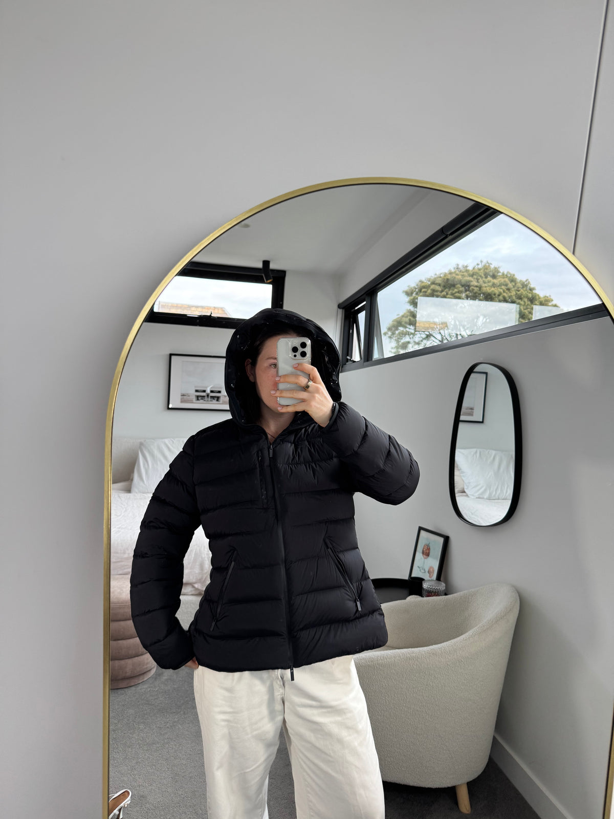 Moncler Black Puffer Jacket - Size TG 5 (14-16)