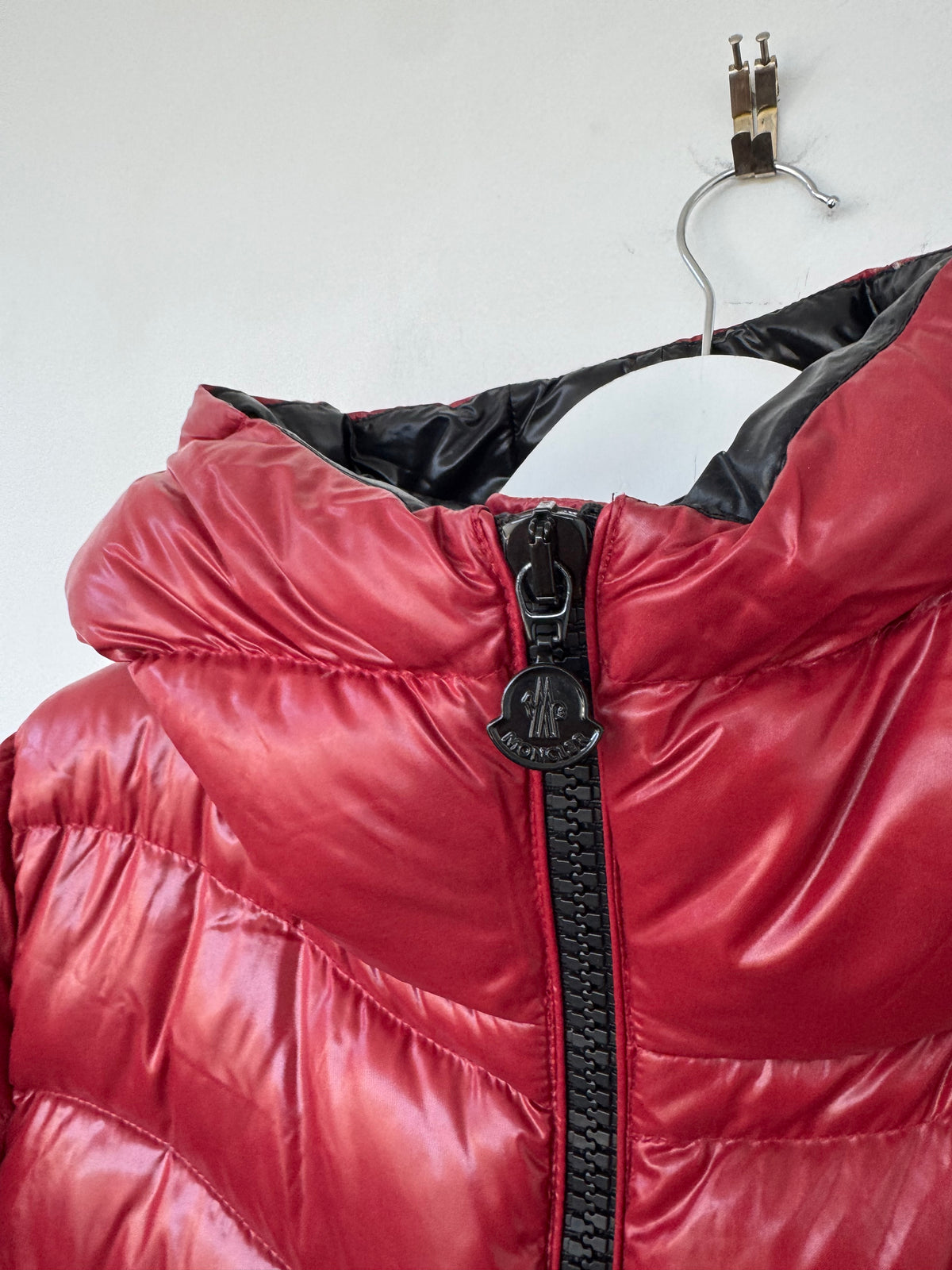 Moncler Red Puffer Jacket - Size TG 5 (14-16)