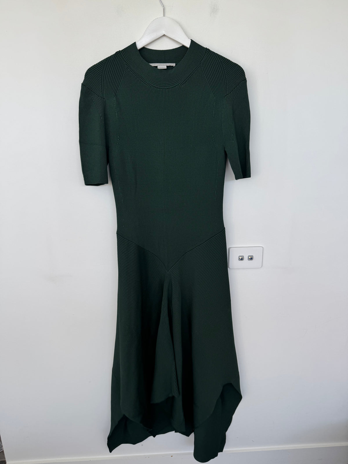Stella McCartney Green Knit Dress - Size XL