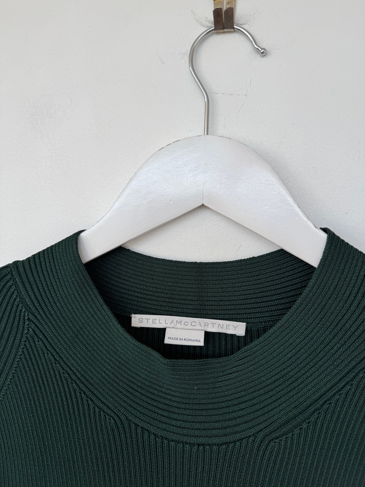 Stella McCartney Green Knit Dress - Size XL