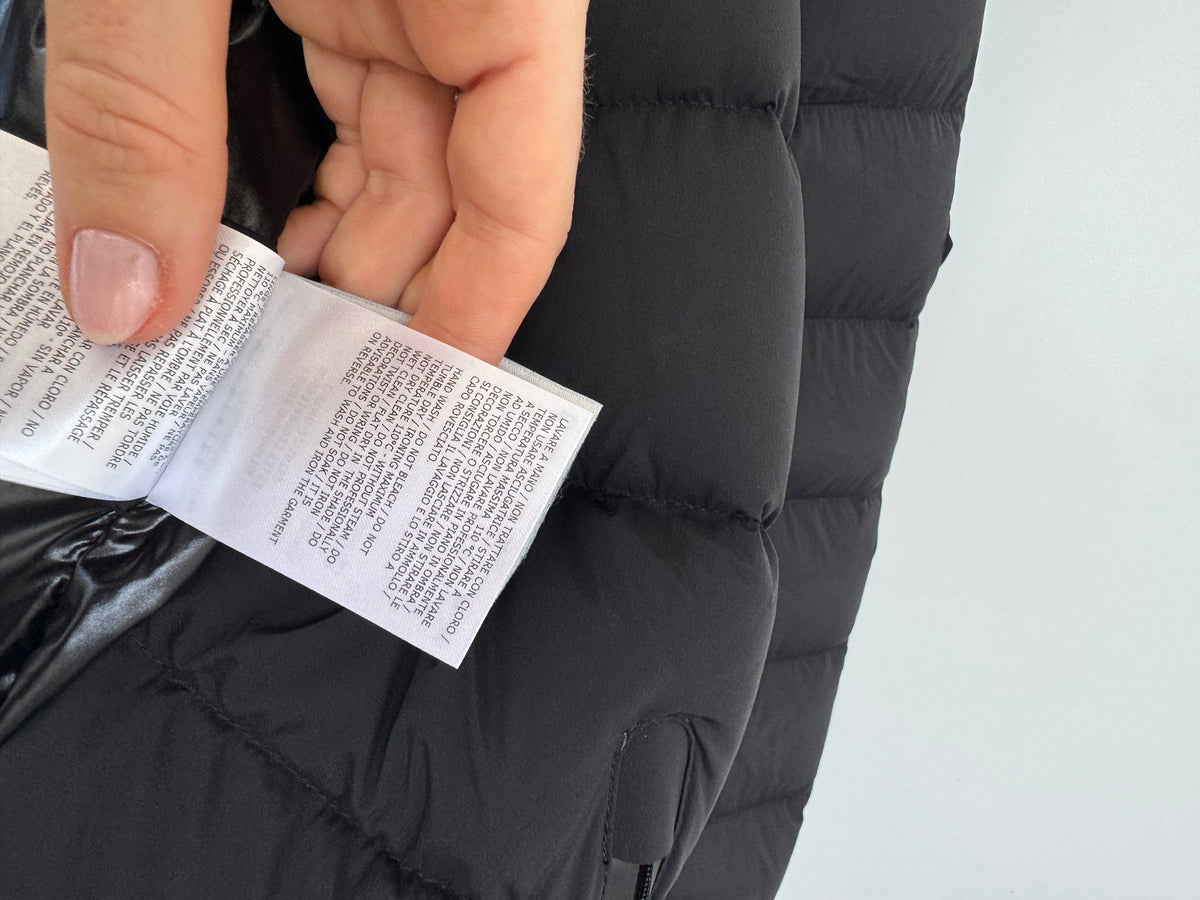 Moncler Black Puffer Jacket - Size TG 5 (14-16)