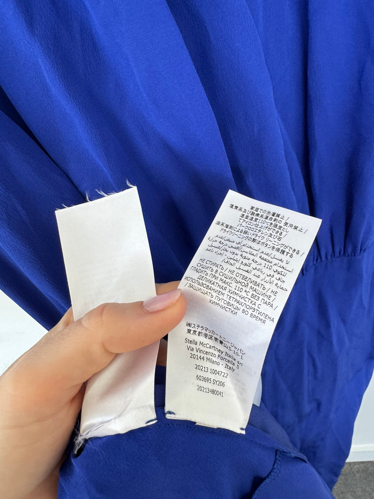 Stella McCartney Blue Dress - Size 48 (14-16)
