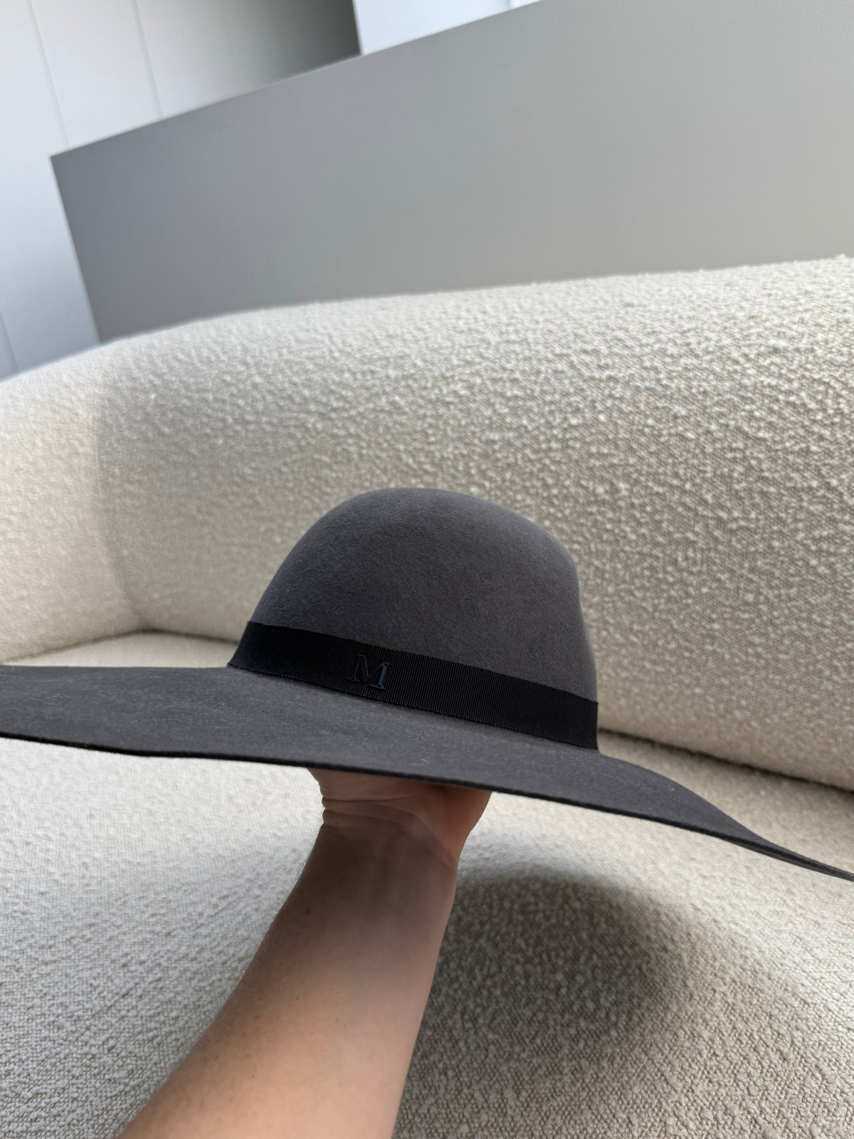 Maison Michel Blanche Hat - size medium