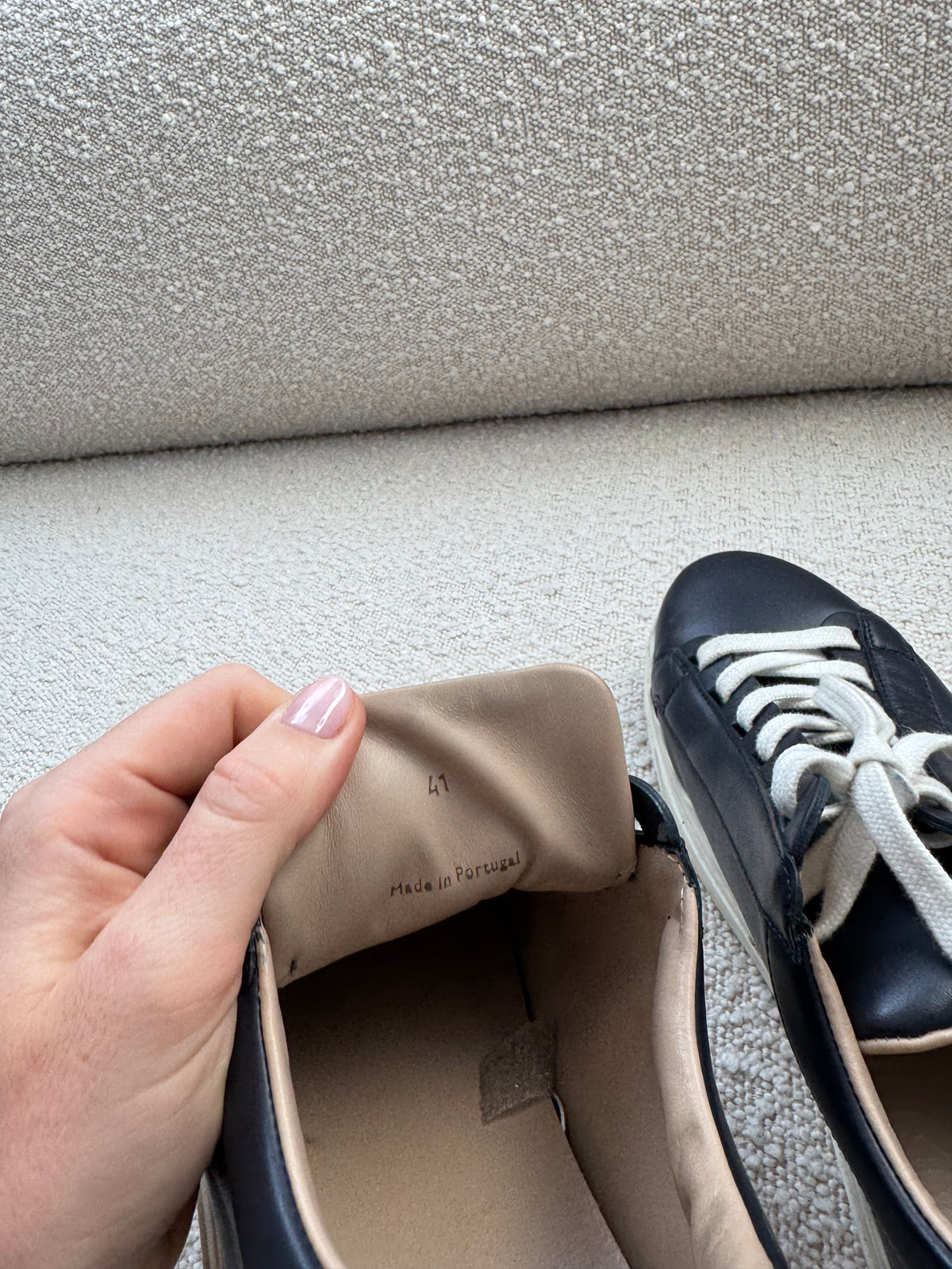 Chloe Navy Sneaker - size 41